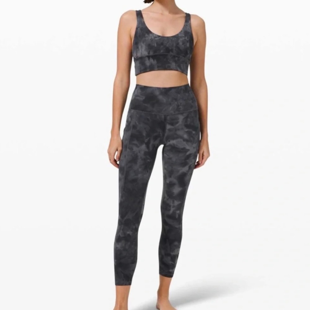 Lululemon Align High-Rise Pant 25 Diamond Dye Pitch Grey Graphite Grey Size 10
